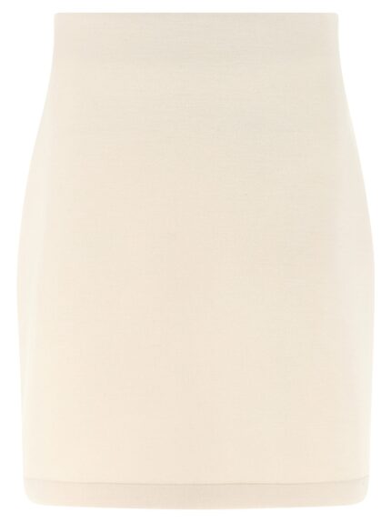 Fabiana Filippi Cashmere Scuba Skirt