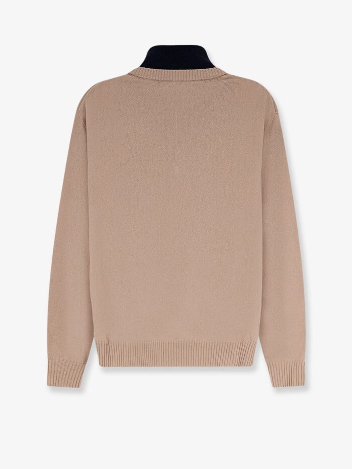Miu Miu Cashmere Sweater With Logo Inlay