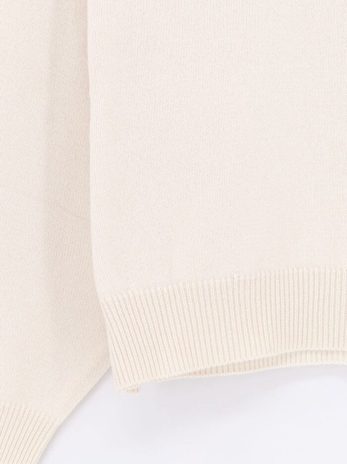 Brunello Cucinelli Cashmere Turtleneck With Monili Detail On The Back