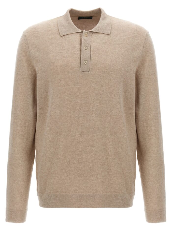 zanone cashmere wool polo shirt Zanone Cashmere Wool Polo Shirt