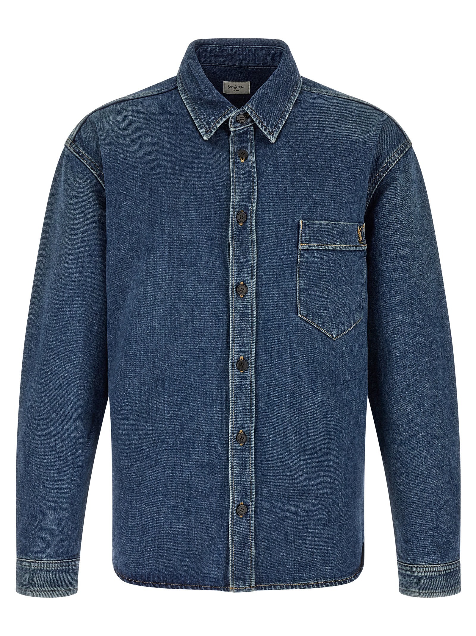 Saint Laurent 'Cassandre' Denim Shirt