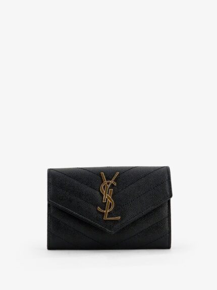 Saint Laurent Cassandre Leather Wallet