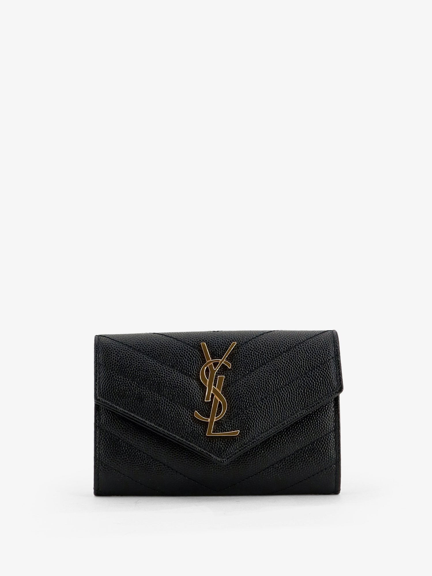 Saint Laurent Cassandre Leather Wallet