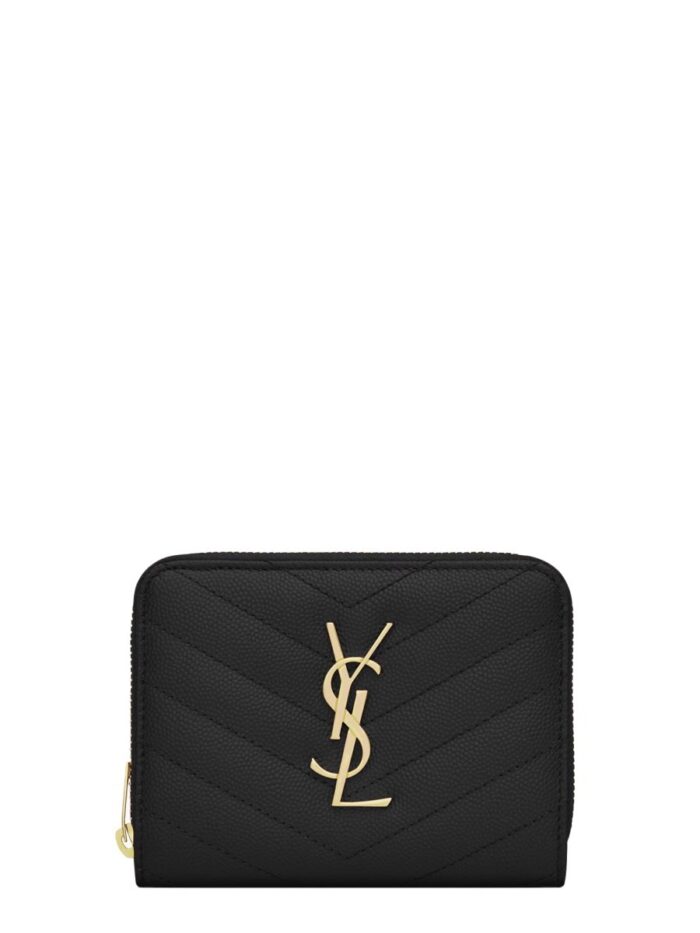 Saint Laurent "CASSANDRE MATELASSÉ" LEATHER WALLET