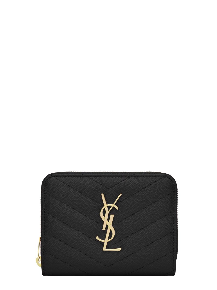 Saint Laurent "CASSANDRE MATELASSÉ" LEATHER WALLET