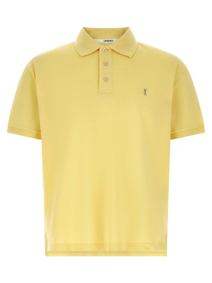 saint laurent 'cassandre' polo shirt Saint Laurent 'Cassandre' Polo Shirt