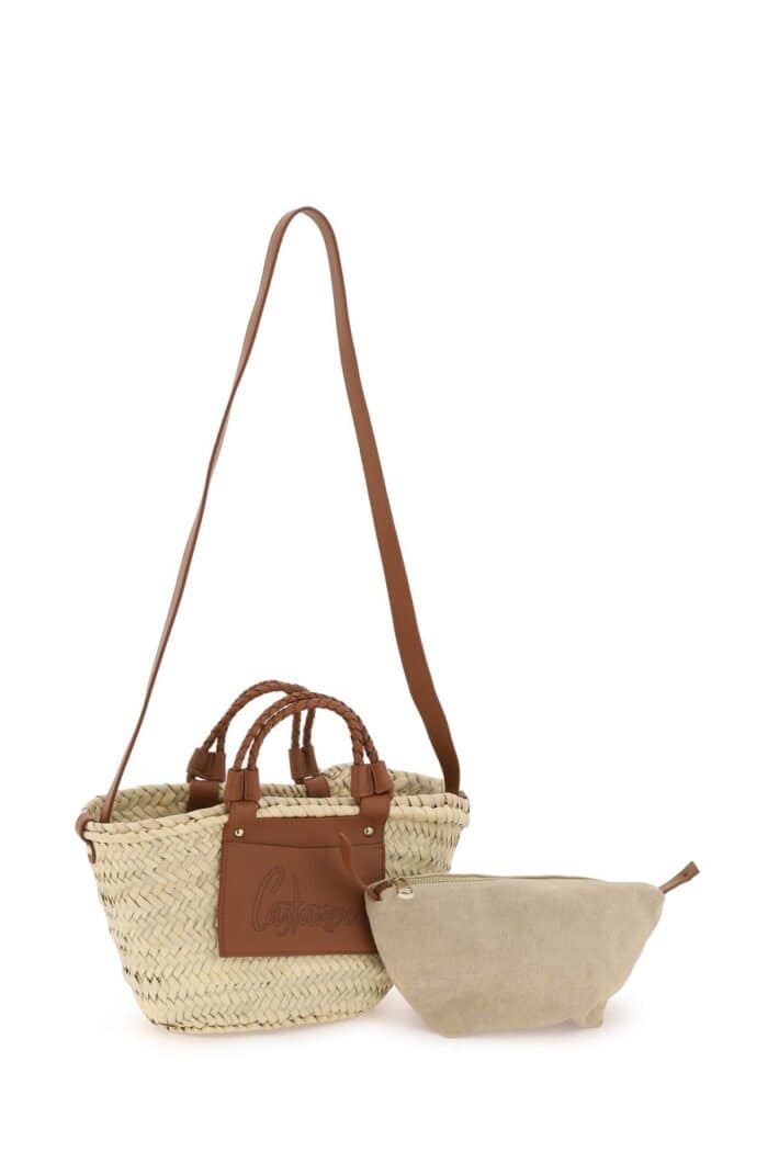 CASTAER Raffia Basket Bag For