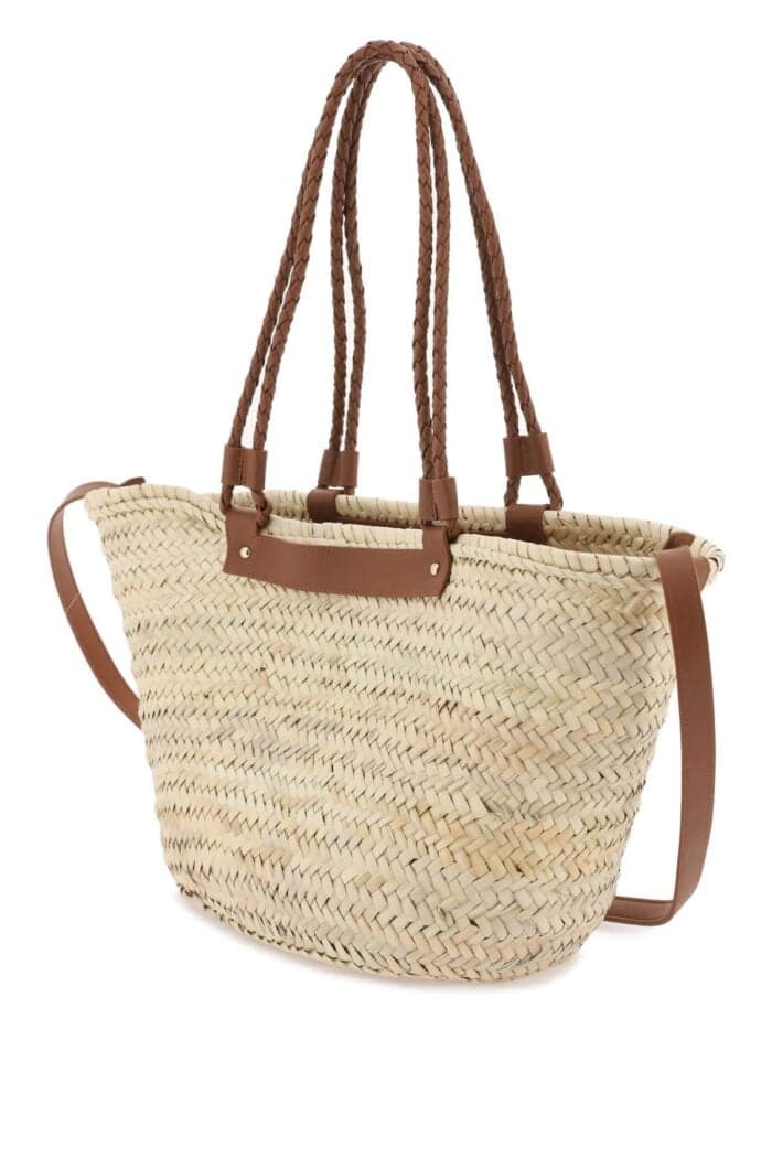 Castaner Large Woven Raffia Basket Bag