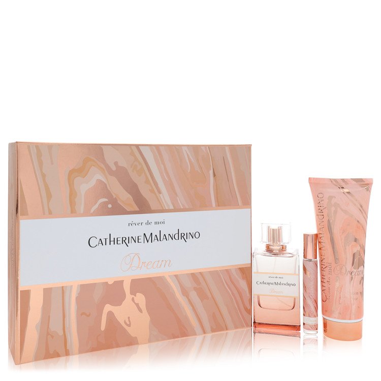 Catherine Malandrino Dream By Catherine Malandrino - Gift Set -- 3.4 Oz Eau De Parfum Spray + .34 Oz Mini EDP Spray  + 6.8 Oz Body Lotion
