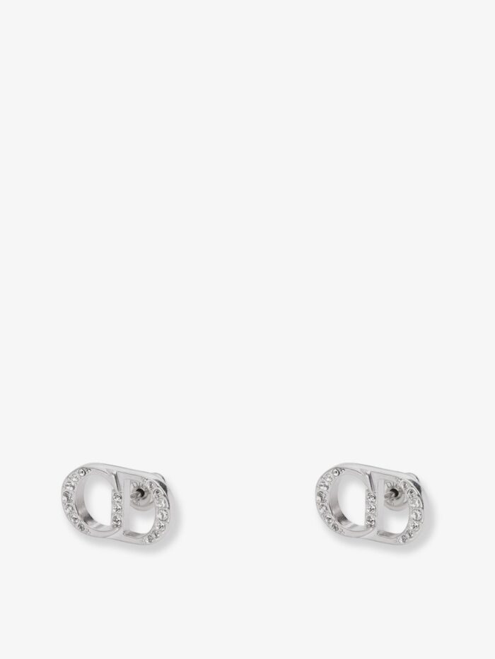 Dior CD Icon Sterling Silver Earrings