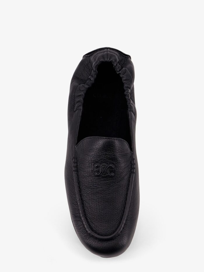 Celine Adam Leather Slip-on Loafers