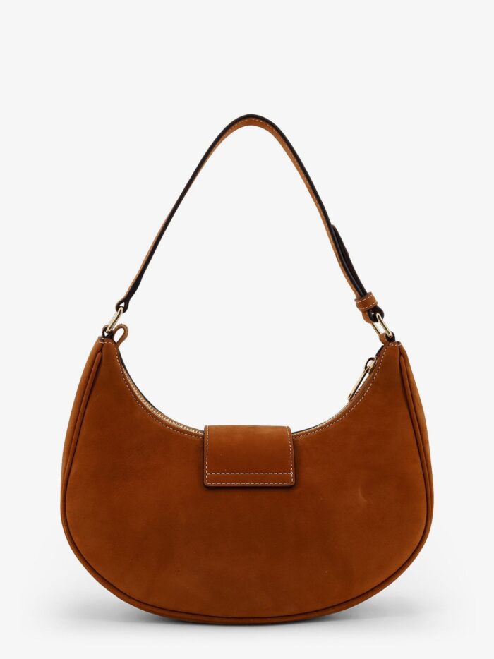 Celine Ava Medium Triomphe Suede Shoulder Bag