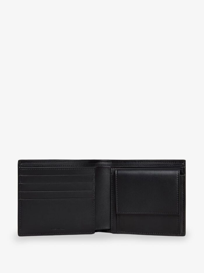 Celine Bi-Fold Leather Wallet With Coin