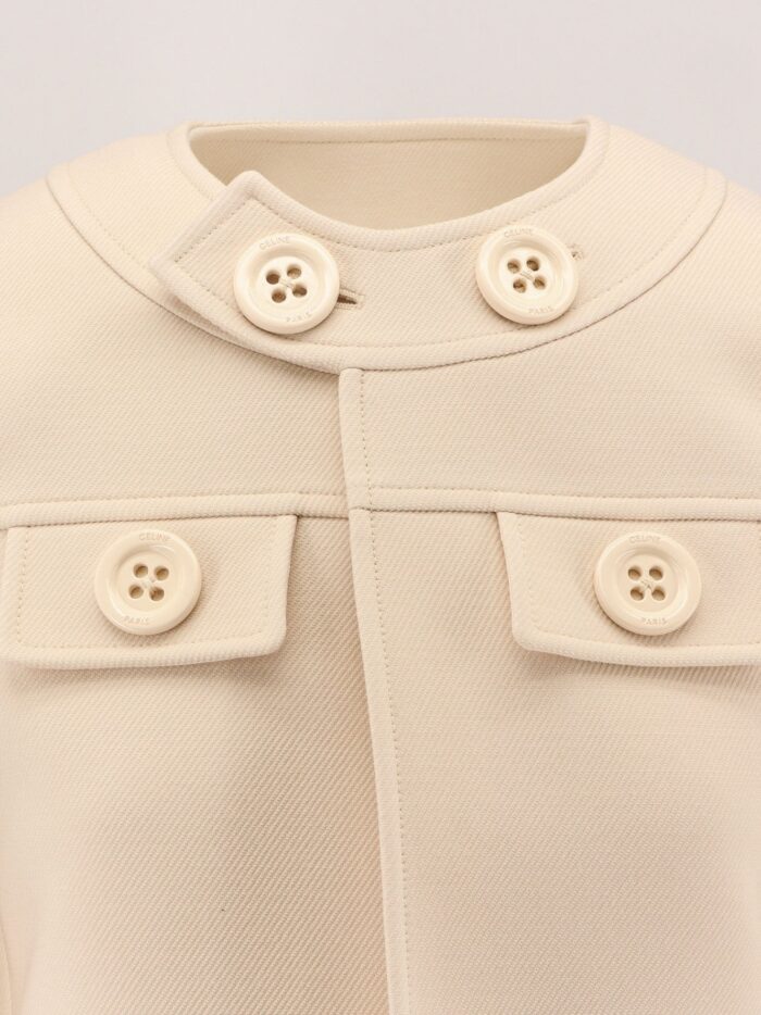 Celine Brompton Wool And Silk Blazer With Maxi Buttons