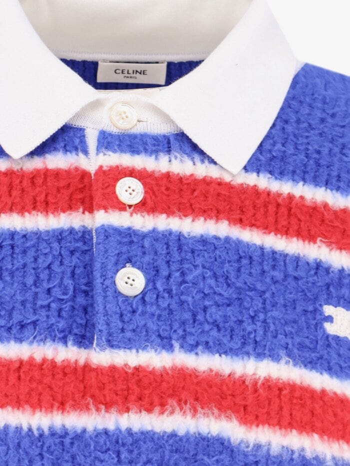 Celine Brushed Cotton Polo Sweater