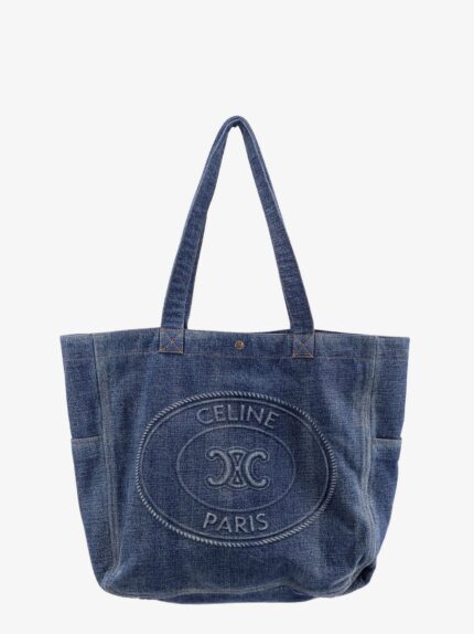Celine Cabas Large Denim Shopping Bag