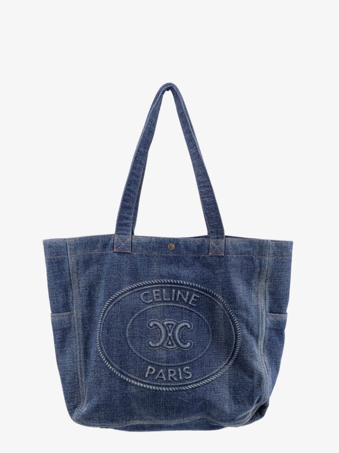 Celine Cabas Large Denim Shopping Bag