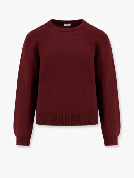 Celine Cachemire Sweater With Logo Embroidery