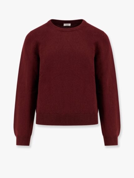 Celine Cachemire Sweater With Logo Embroidery