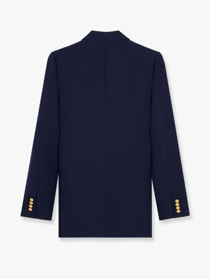 Celine Camden Double-breasted Wool Gabardine Blazer