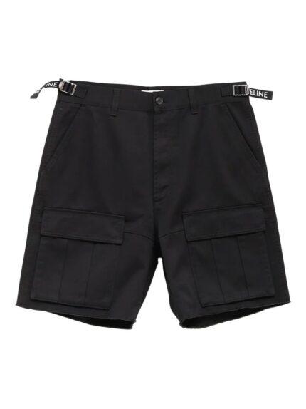 Celine Cargo Cotton Bermuda Shorts