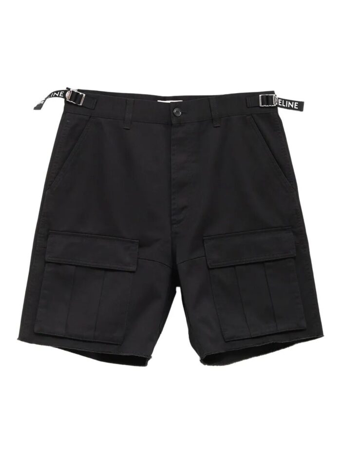 celine cargo cotton bermuda shorts Celine Cargo Cotton Bermuda Shorts