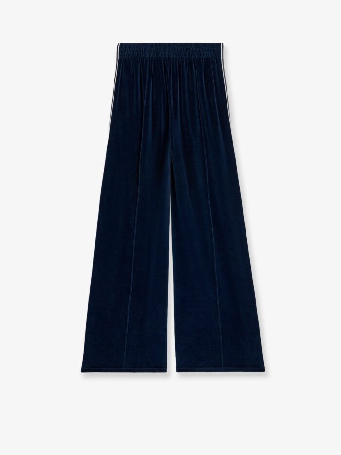 Celine Chenille Jogging Trousers With Triomphe Embroidery