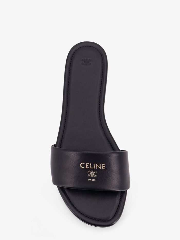 Celine Coast Mule Leather Sandals