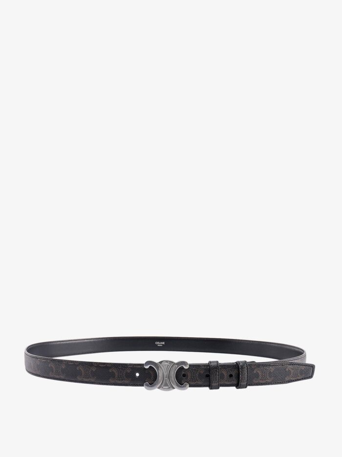 Celine Coated Triomphe Canvas Belt