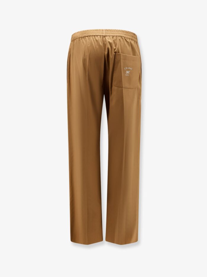 Celine Cotton And Linen Trousers