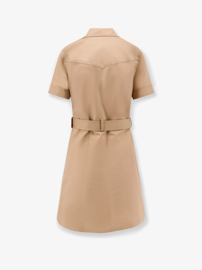 Celine Cotton And Silk Chemisier Dress With Belt
