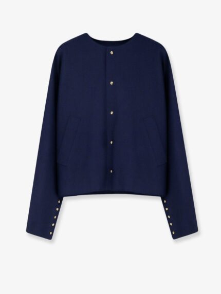 Celine Cotton Blazer With Printed Lining