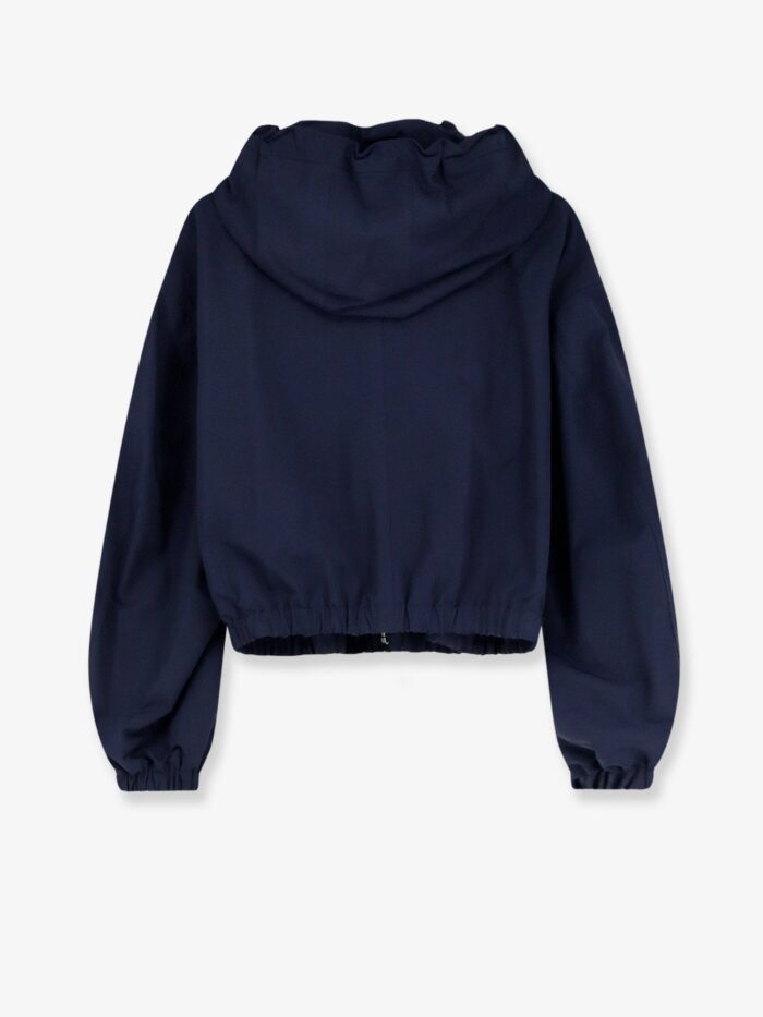 Celine Cotton Blend Jacket With Logo