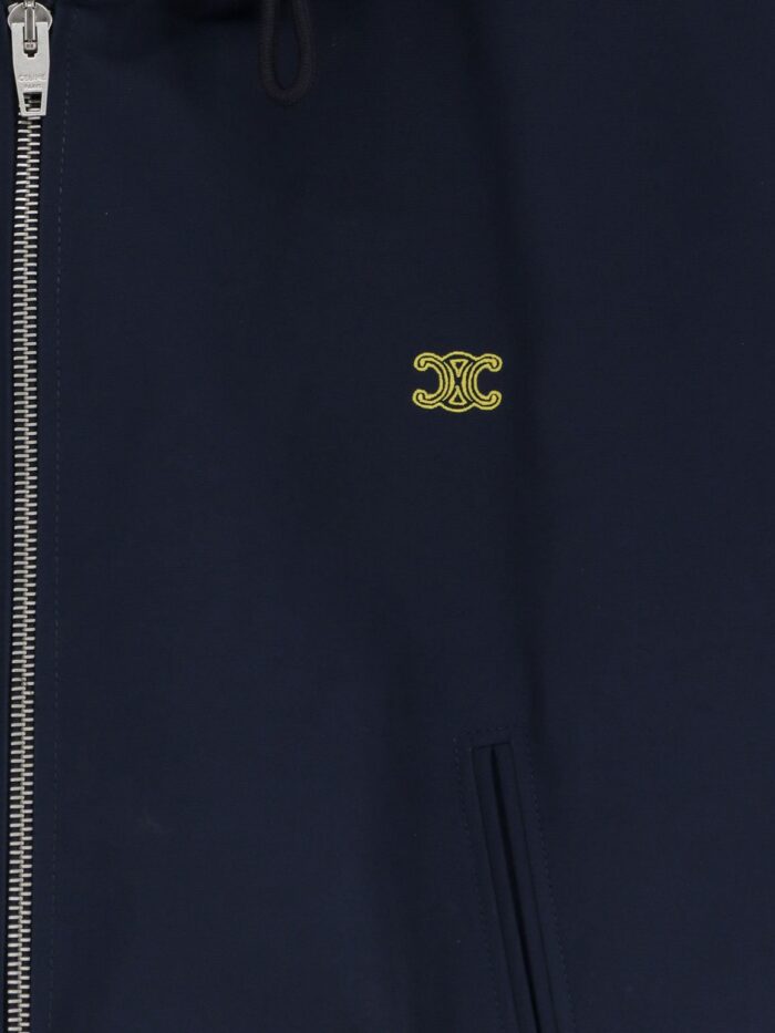 Celine Cotton Blend Jacket With Logo