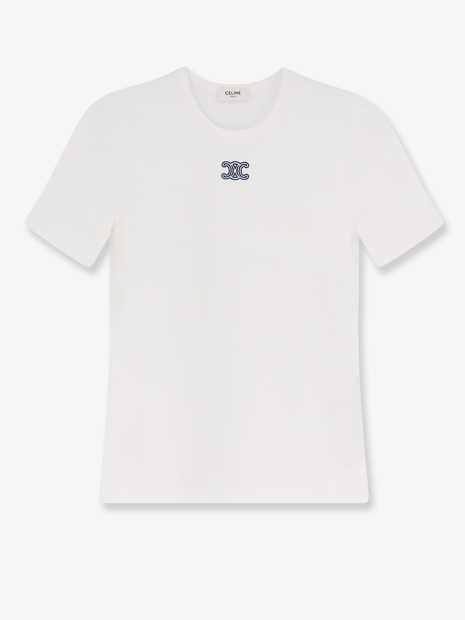 Celine Cotton Blend T-shirt With Triomphe Logo