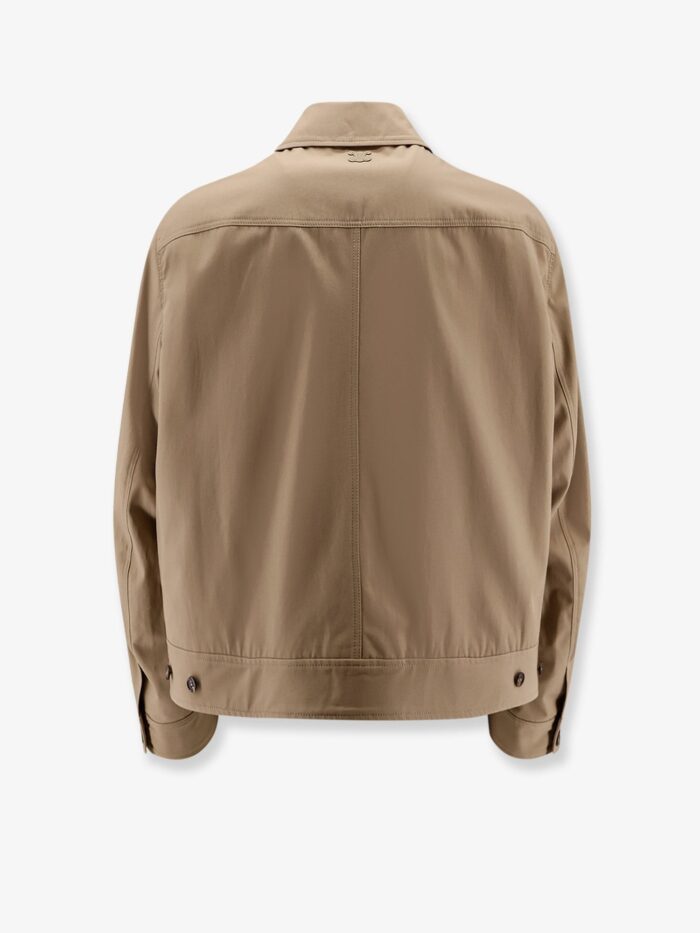 Celine Cotton Jacket With Triomphe Patch