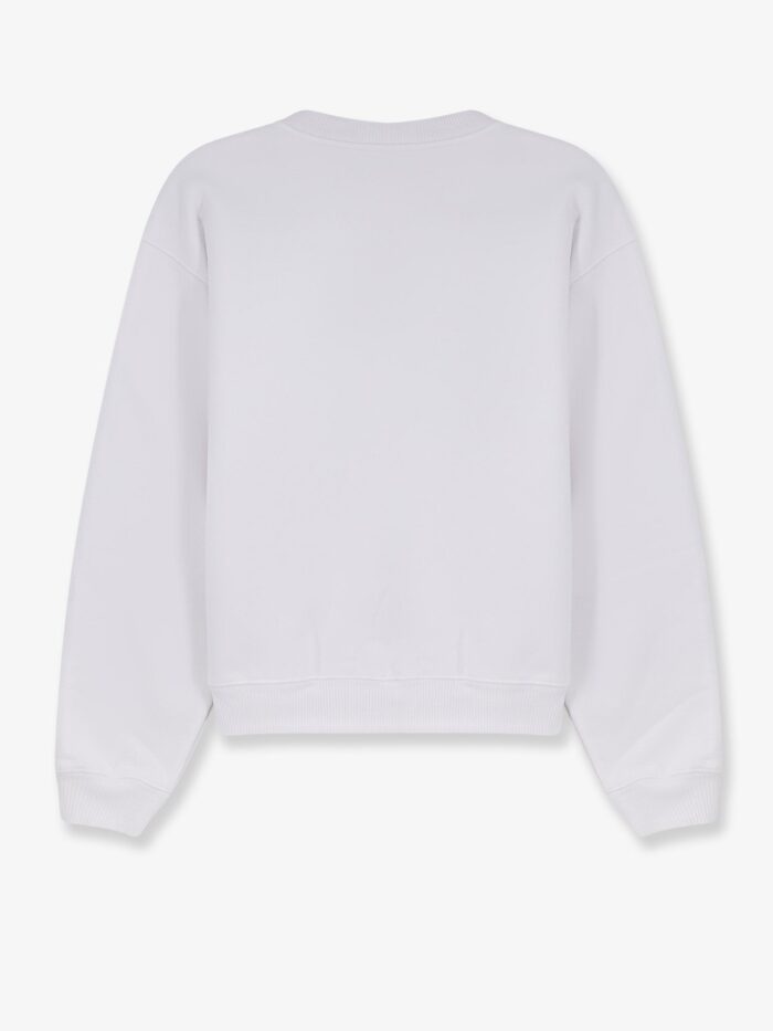 Celine Cotton Sweatshirt With Embroidered Logo On The Front