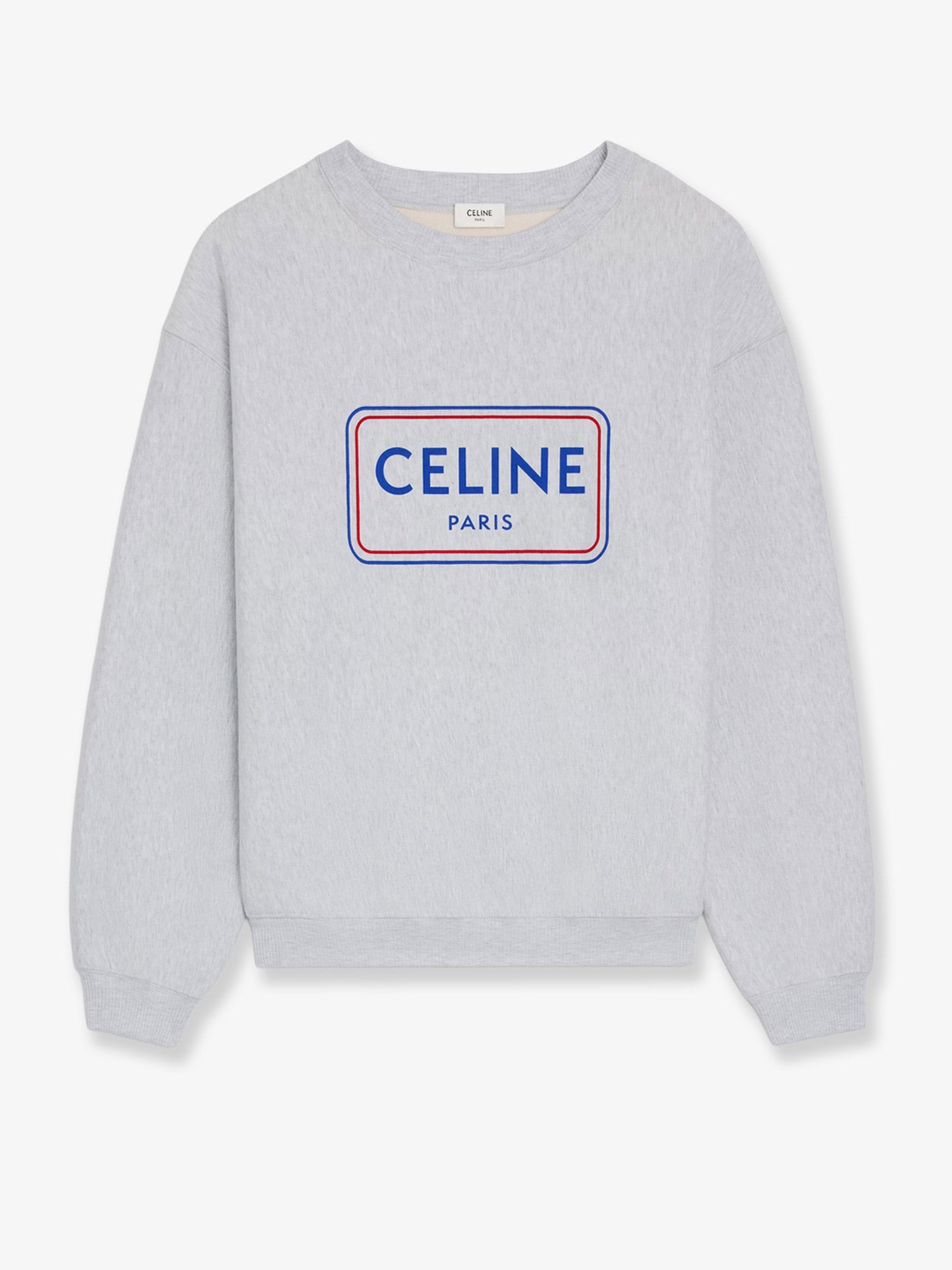 Celine Cotton Sweatshirt With Logo Print