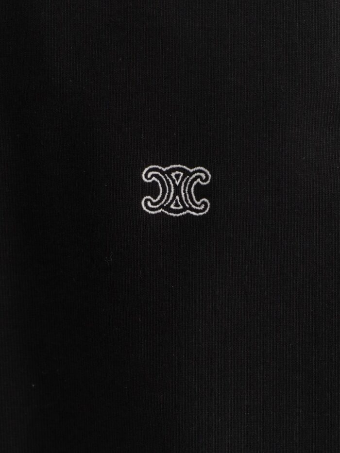 Celine Cotton Sweatshirt With Triomphe Embroidery