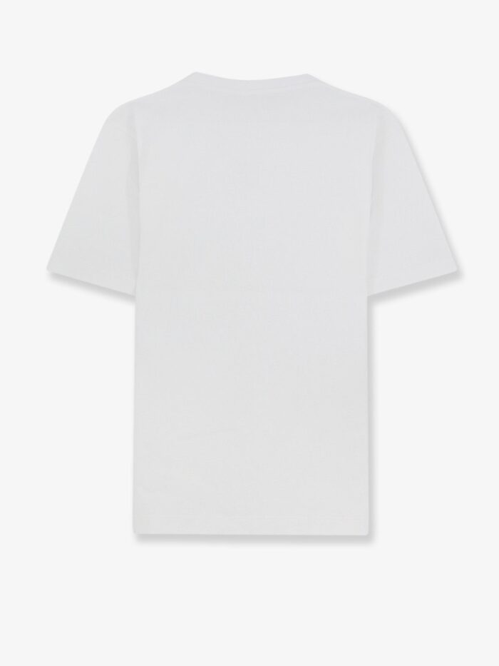 Celine Cotton T-shirt With Front Lettering Logo Print
