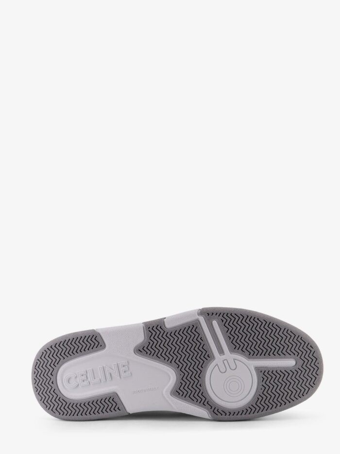 Celine CT-09 Trainer Low-top Leather Sneakers With Mesh Inserts