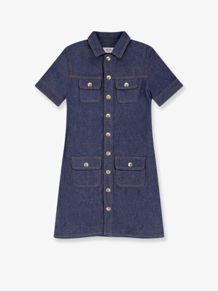 Celine Denim Mini Chemisier/dress