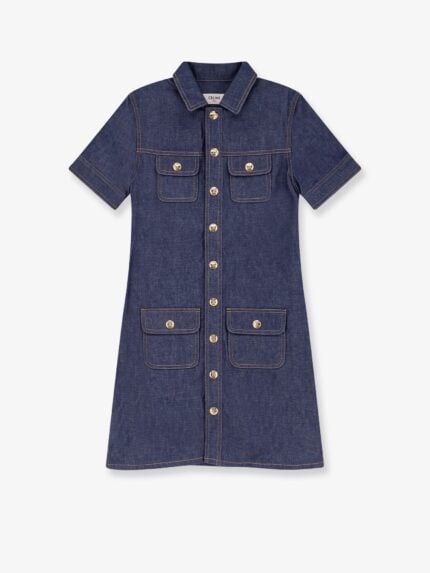 Celine Denim Mini Chemisier/dress