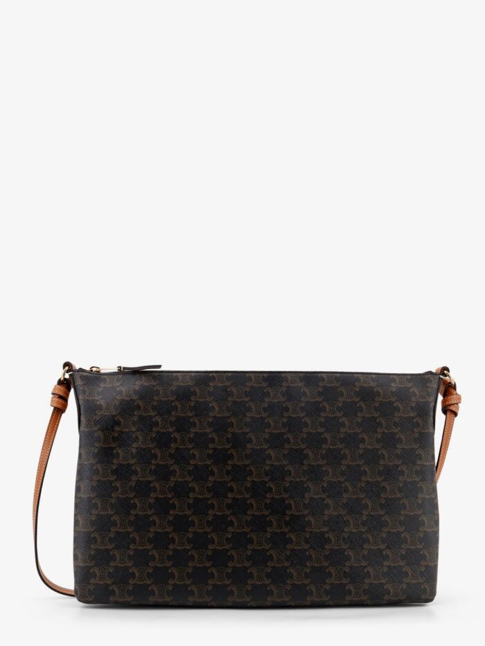 Celine Duo Triomphe Canvas Shoulder Bag