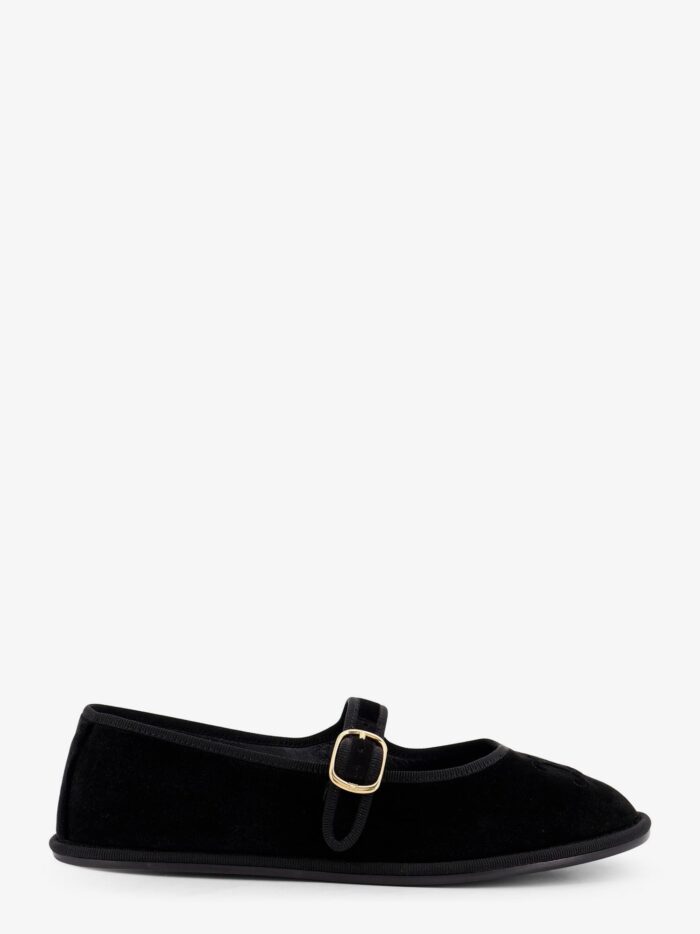 Celine EveTriomphe Velvet Mary Jane Ballerinas