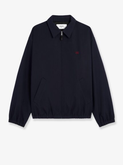 Celine Gabardine Wool And Cotton Jacket