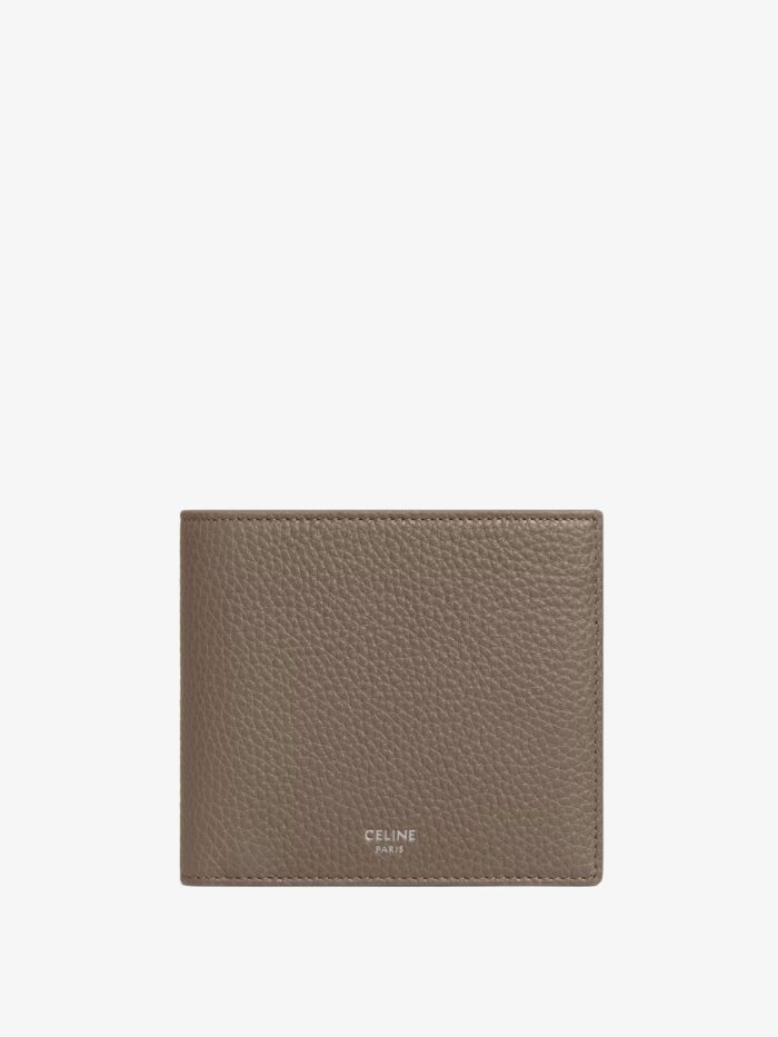 Celine Hammered Leather Bi-fold Wallet