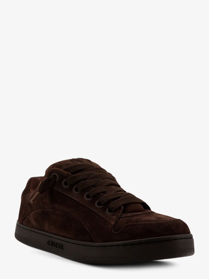 Celine Huntington Low-top Suede Sneakers