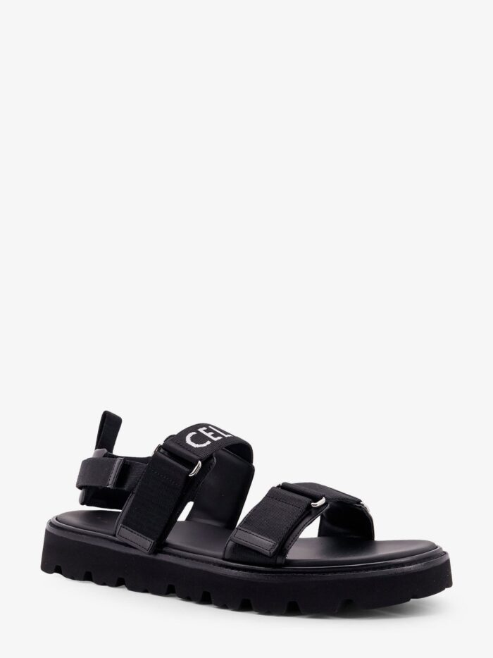 Celine Jacquard Canvas Sandals