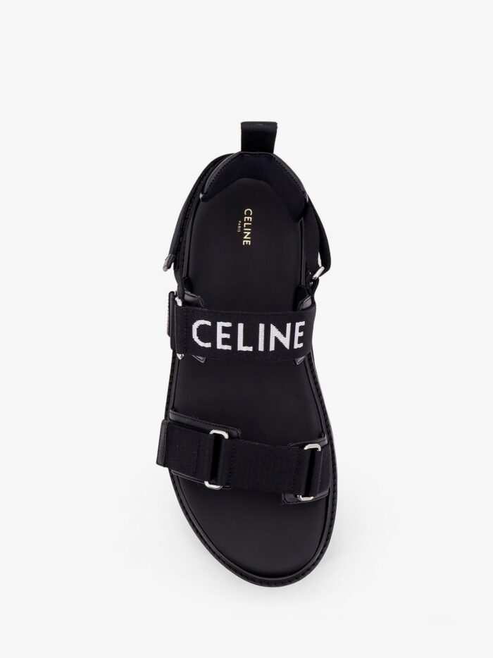 Celine Jacquard Canvas Sandals